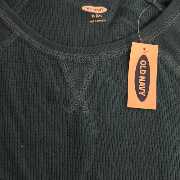 Bundle of Old Navy and Ruum Teal and Floral XL Long Sleeve Tees - Picture 3 of 14